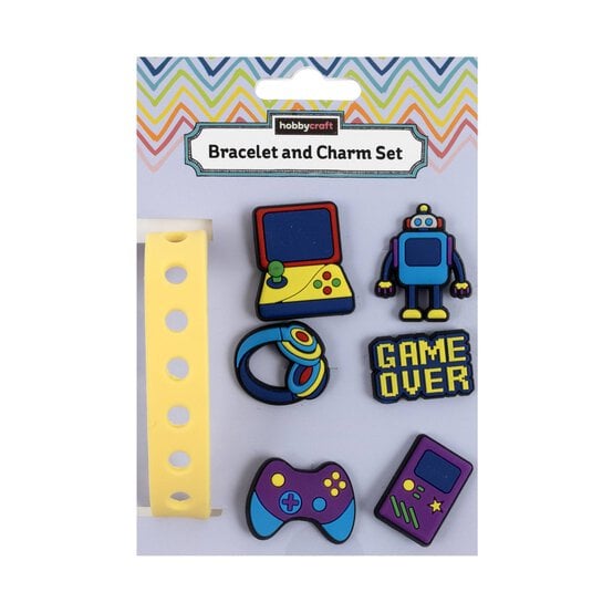 Gamer Bracelet and Charm Set image number 5