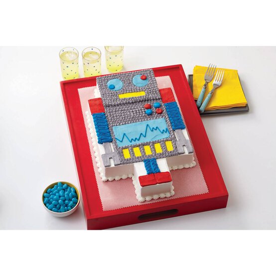 Wilton Set 6 Timbri Per Messaggi Su Torte - Stampini Intercambiabili Per Glassa Reale E Fondant, Scritte Celebration