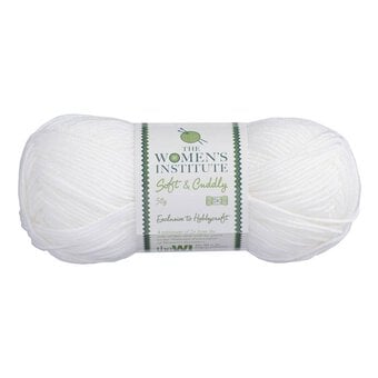 Women's Institute White Soft and Cuddly DK Yarn 50g