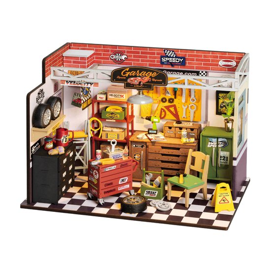 Rolife Garage Workshop Miniature House Kit image number 2