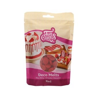 Funcakes Red Deco Melts 250g