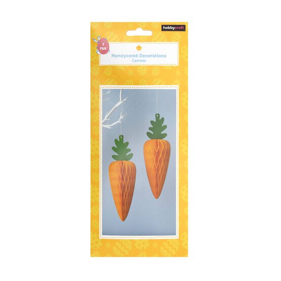 Honeycomb Carrot Decorations 2 Pack image number 4