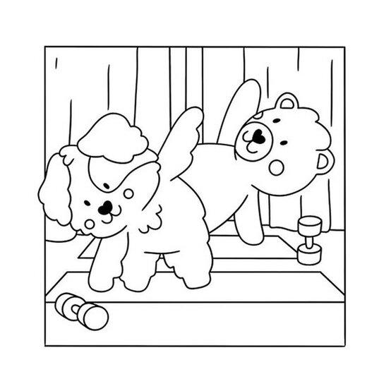 My Little Cosy Life Cuties Colouring Book image number 5