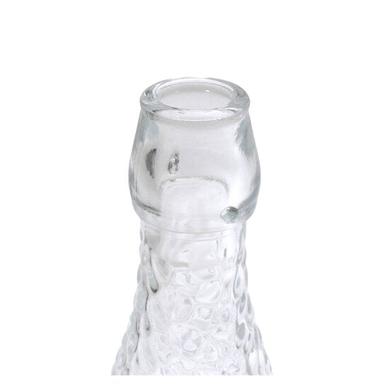 Create & Celebrate Hammered Effect Glass Bottle 500ml image number 3