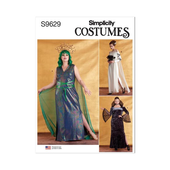Simplicity Women’s Costume Sewing Pattern S9629 (10-18) image number 1