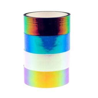 Iridescent Tape 15mm x 5m 4 Pack