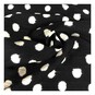 Black Ink Spot Fabric by the Metre image number 1