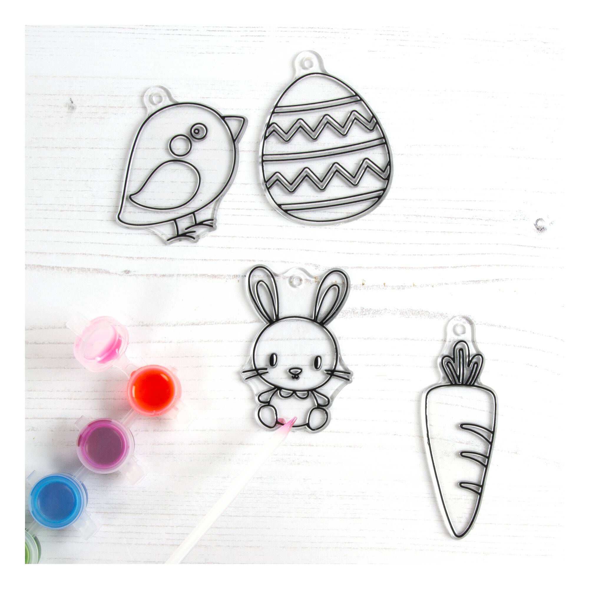 Mini Easter Suncatchers 4 Pack Hobbycraft