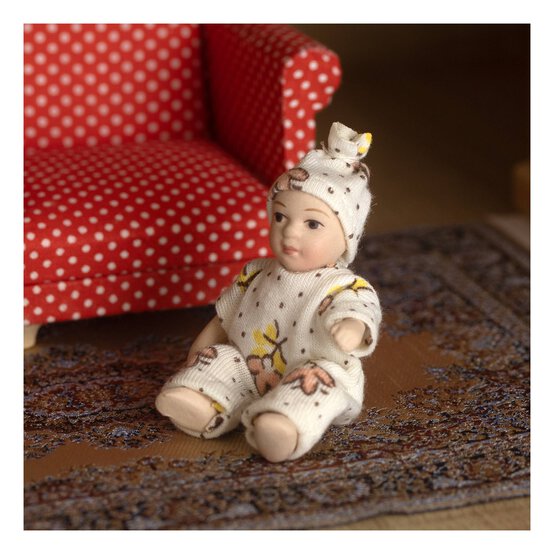 Porcelain Freya Baby Doll 7cm image number 2