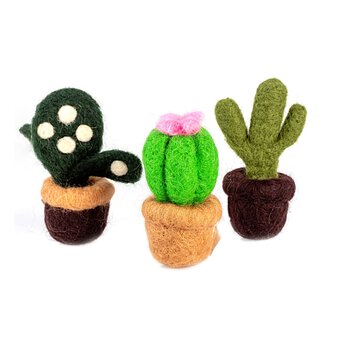 Cactus Felting Kit 3 Pack 
