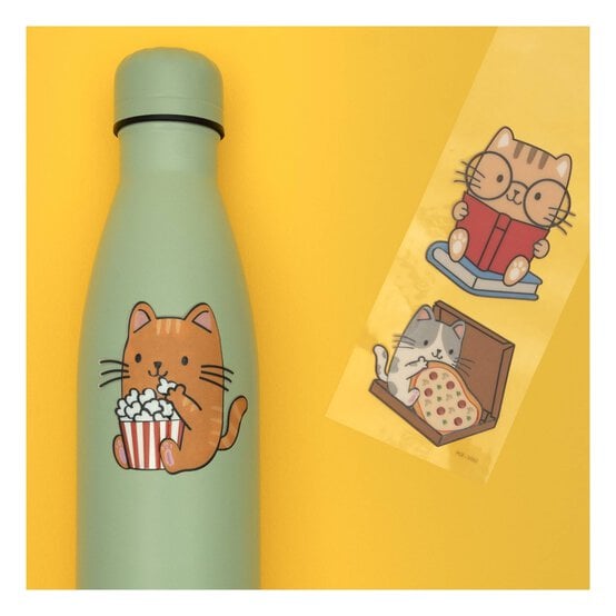 Kitty Bottle Stickers image number 2