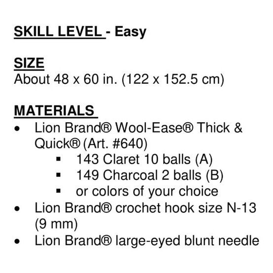 FREE PATTERN Lion Brand Thick and Quick Carrington Poncho L50247 image number 2