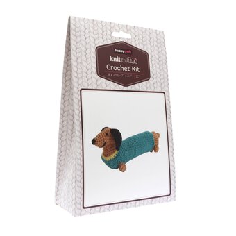 Sausage Dog Crochet Kit 