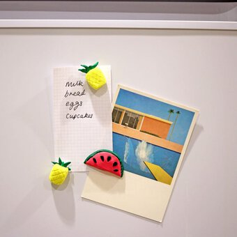 How to Make Fruit Magnets with Clay