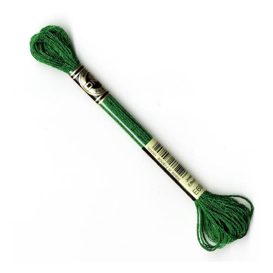 DMC Mouline Green Emerald Light Effects Embroidery Thread 8m (E699)