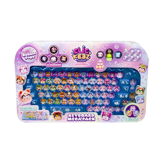 Clickeez Series 3 Bubble Pops Keyboard Mega Pack image number 1