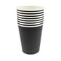 Midnight Black Paper Cups 8 Pack image number 3