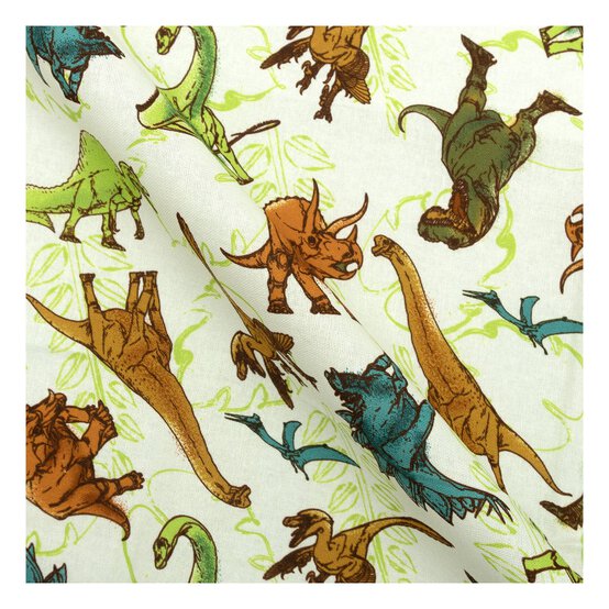 Natural History Museum Dinosaur Fat Quarters 4 Pack image number 4