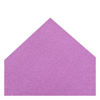 Purple Glitter Card A4 16 Pack