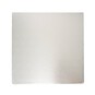 Silver Square Double Thick Card Cake Board 16 Inches image number 1