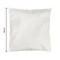 White Canvas Cushion Cover 45cm x 45cm image number 4