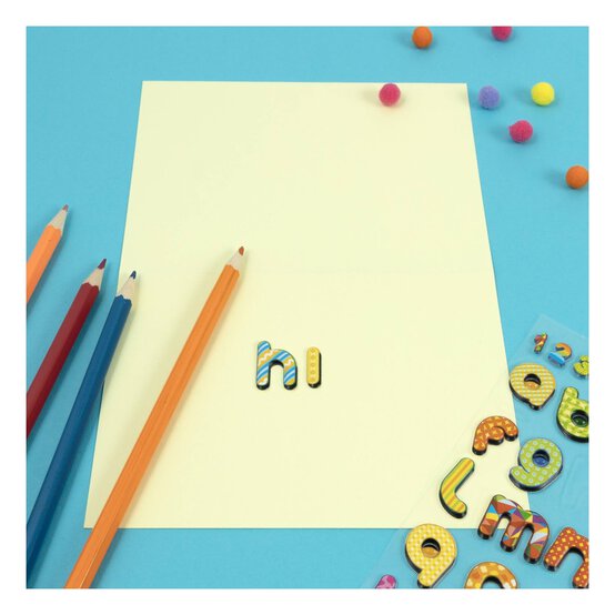 Retro Alphabet Puffy Stickers  image number 2