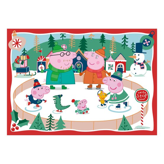 Ravensburger Peppa Pig Christmas Giant Floor Puzzle 24 Pieces image number 2