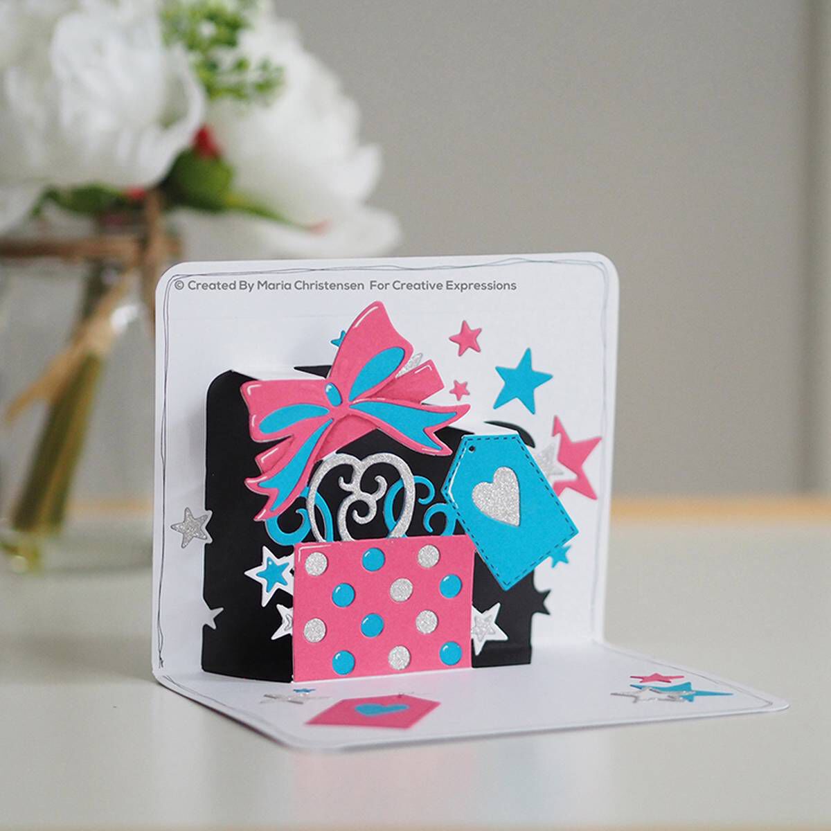 Creative Expressions Paper Cuts PopUp Surprise Die 14cm x 14cm
