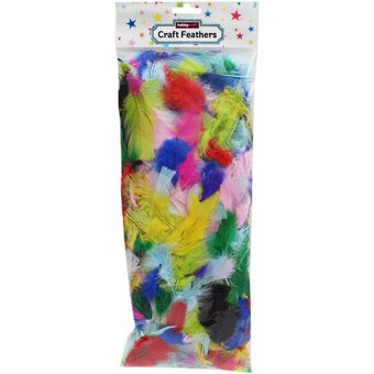 Assorted Craft Feathers 10g Bumper Pack image number 3