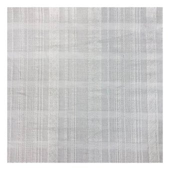 Ivory Linen Weave Fabric by the Metre image number 2