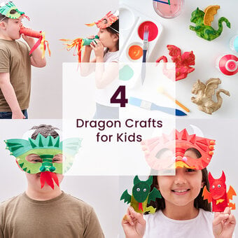 4 Dragon Crafts for Kids