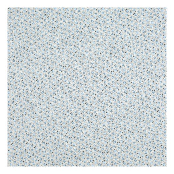 Blue Meadow Cotton Fabric by the Metre image number 2