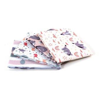 Winnie the Pooh Think Happy Be Happy Fat Quarters 4 Pack