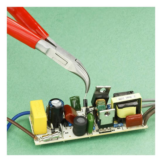 Modelcraft Snipe Nose Bent Pliers 115mm image number 4