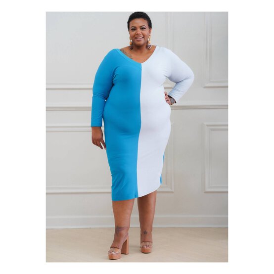 Simplicity Knit Dress Sewing Pattern S9599 (18-26) image number 3