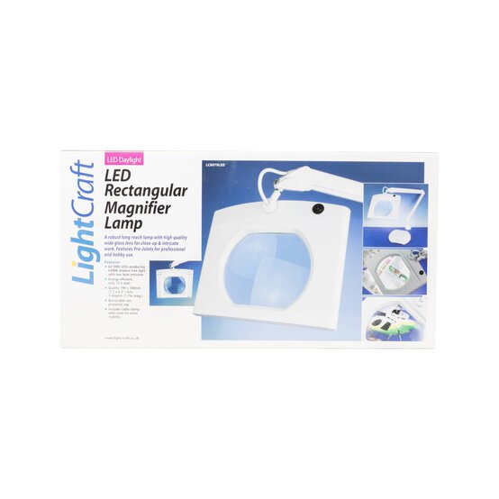 Lightcraft LED Rectangular Magnifier Lamp image number 1