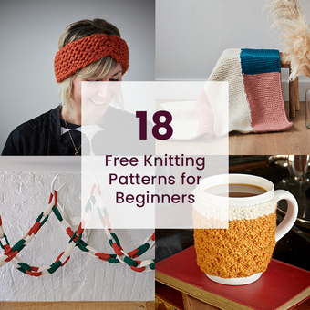 18 Free Knitting Patterns for Beginners