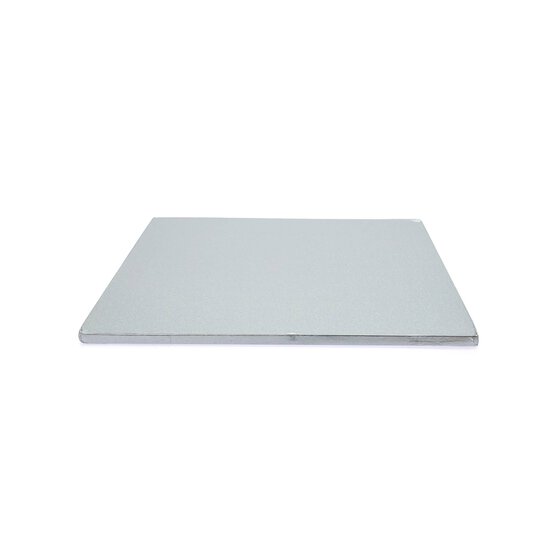 Silver Square Cake Drum 8 Inches image number 2