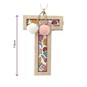 Hanging Wooden Letter T 7.5cm image number 3