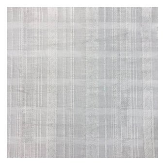 Cream Linen Weave Fabric by the Metre image number 2