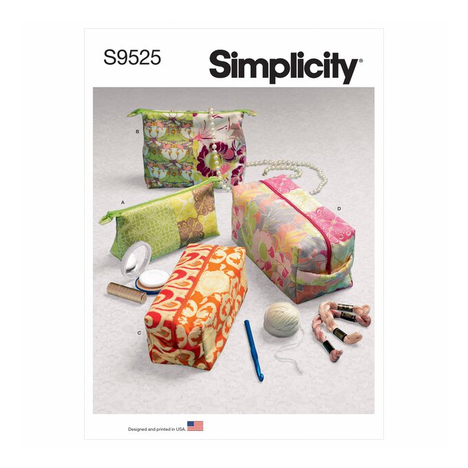 Simplicity Zippered Cases Sewing Pattern S9525 image number 1