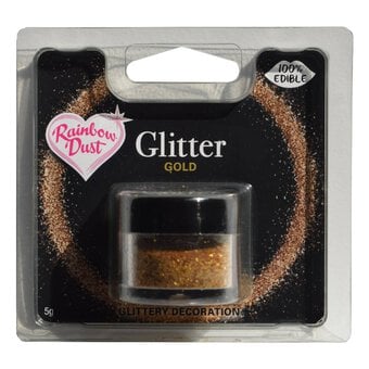 Rainbow Dust Gold Edible Glitter 5g