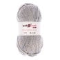 Knitcraft Light Grey Tweed Everyday Aran Yarn 100g image number 1