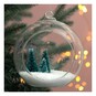 Round Fillable Glass Bauble 12cm image number 1