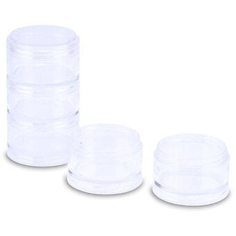 Beadalon Small Stackable Containers 6 Pack image number 3