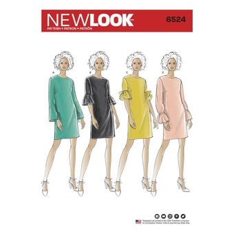 New Look Women's Dress Sewing Pattern 6524