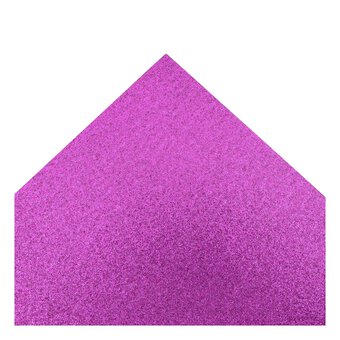 Pink Glitter Card A4 16 Pack