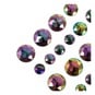 Iridescent Black Adhesive Gems 60 Pack image number 2