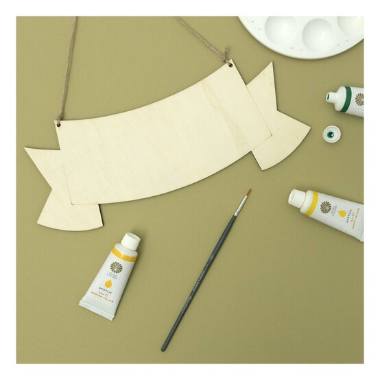 Hanging Wooden Sign 30cm x 12cm image number 2