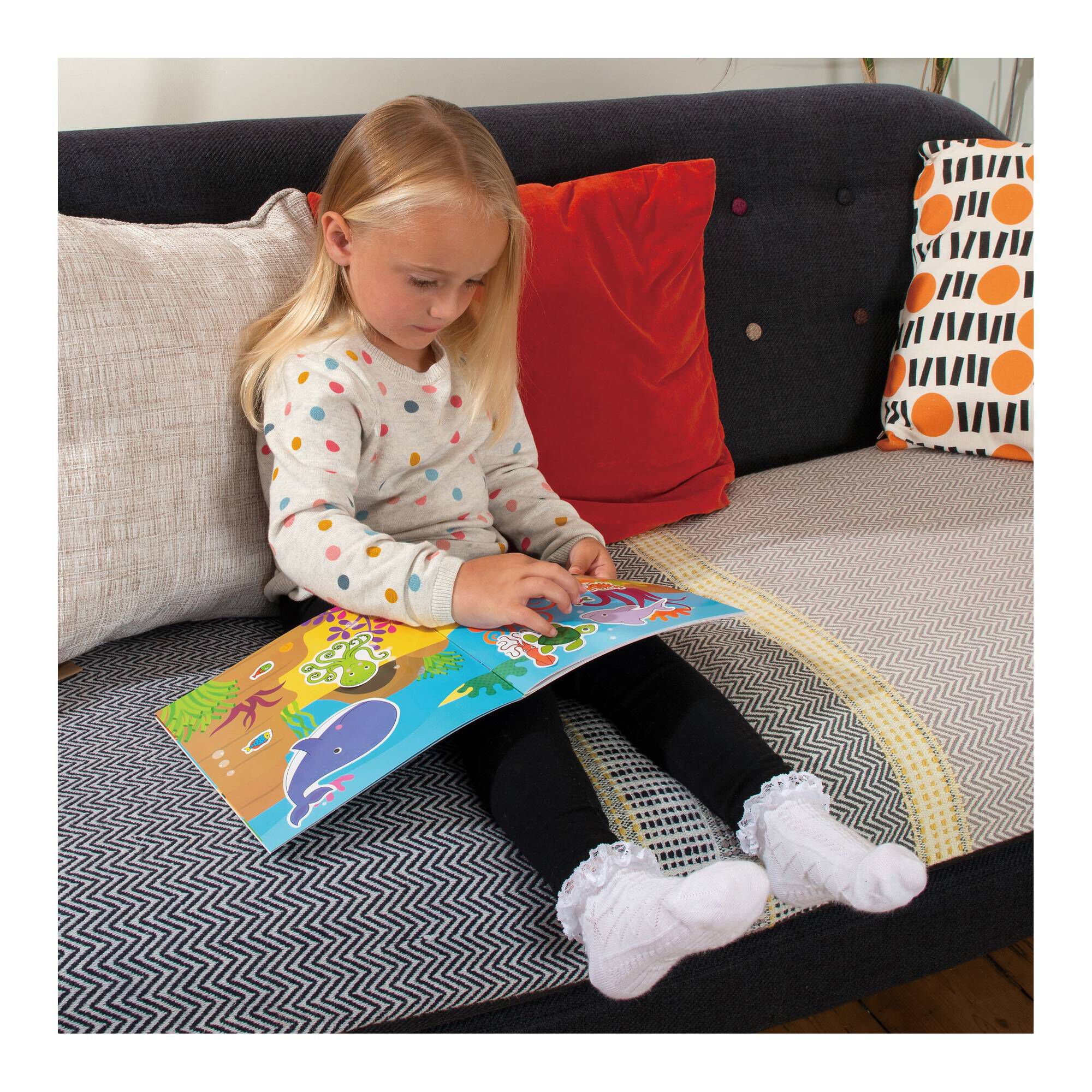 Galt Animals Reusable Sticker Book Hobbycraft